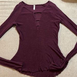 Free People Long Sleeve Blouse